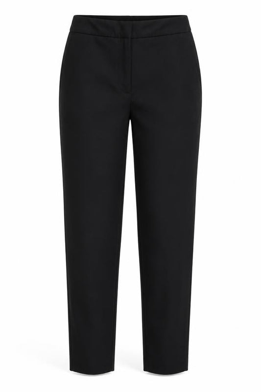 Zara Women Black Slim Tapered Trousers Size M