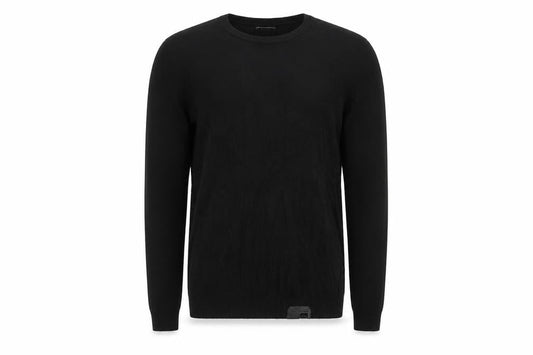 Diesel Men's Black Crew Neck Pullover Jumper Size S