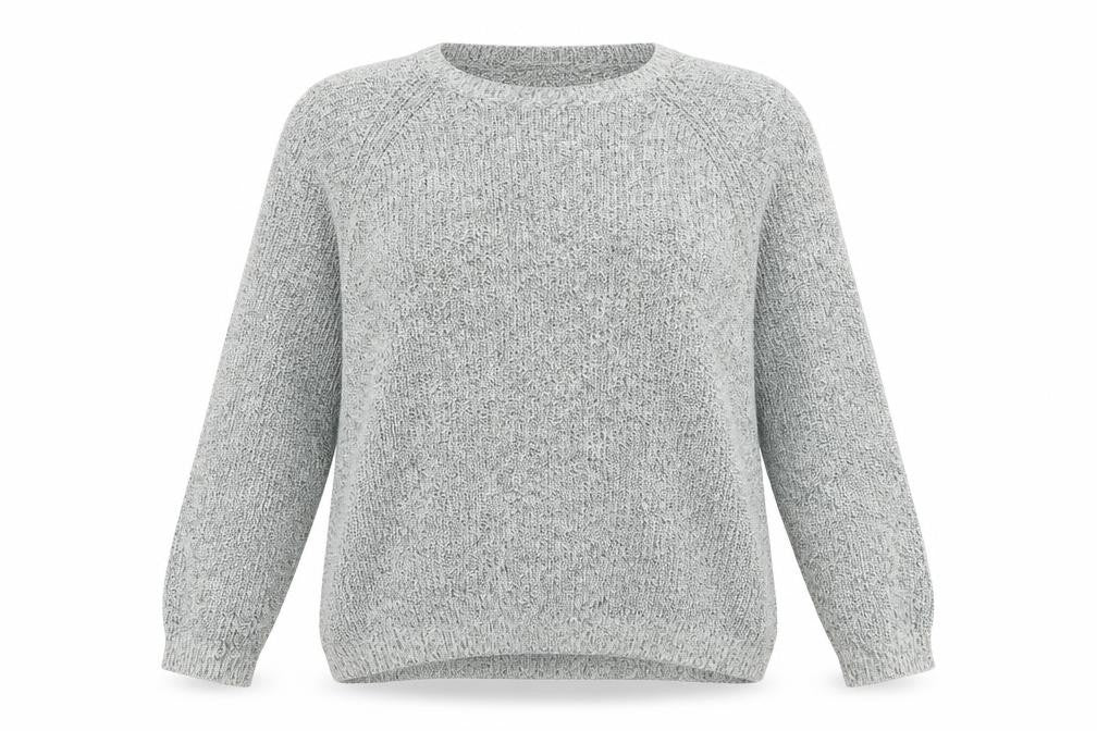 & Other Stories Women Green Cotton Chunky Knit Pullover Jumper L UK 14