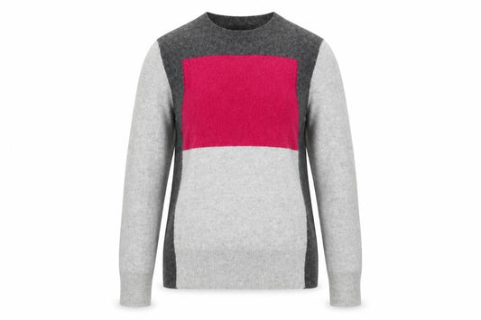 Marks & Spencer Autograph Women’s Grey Pink Cashmere Jumper Size 8