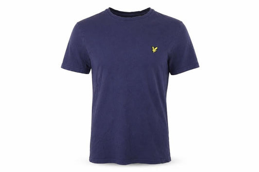 Lyle & Scott Men's Blue Cotton Crew Neck Short Sleeve T-Shirt S