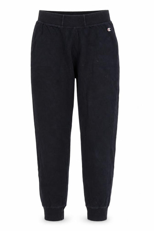Champion Women Black Small Jogger Sweatpants Cotton Blend