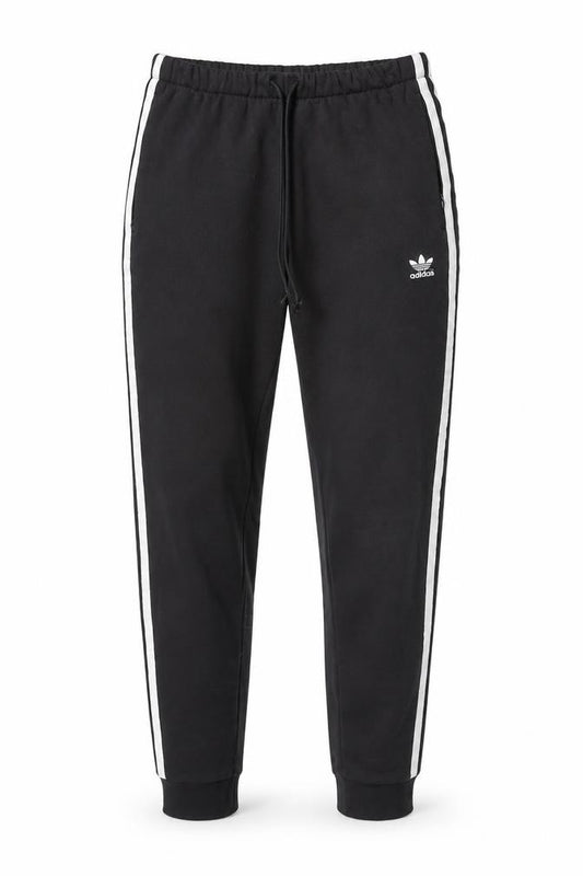 Adidas Womens Black Jogger Trousers Size 8 Cotton Blend
