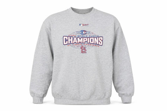 Alstyle Men’s Grey XL Pullover Graphic Print Champions Sweatshirt