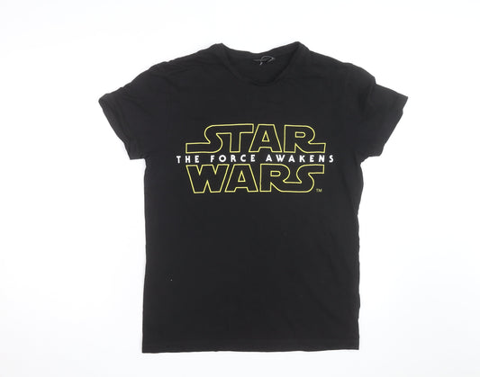 Star Wars The Force Awakens Black Men's Medium Graphic T-Shirt