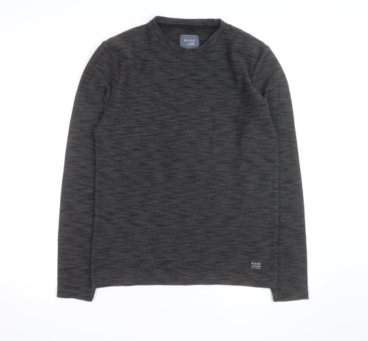 Blend Men's Grey Medium Crew Neck Knit Pullover Jumper