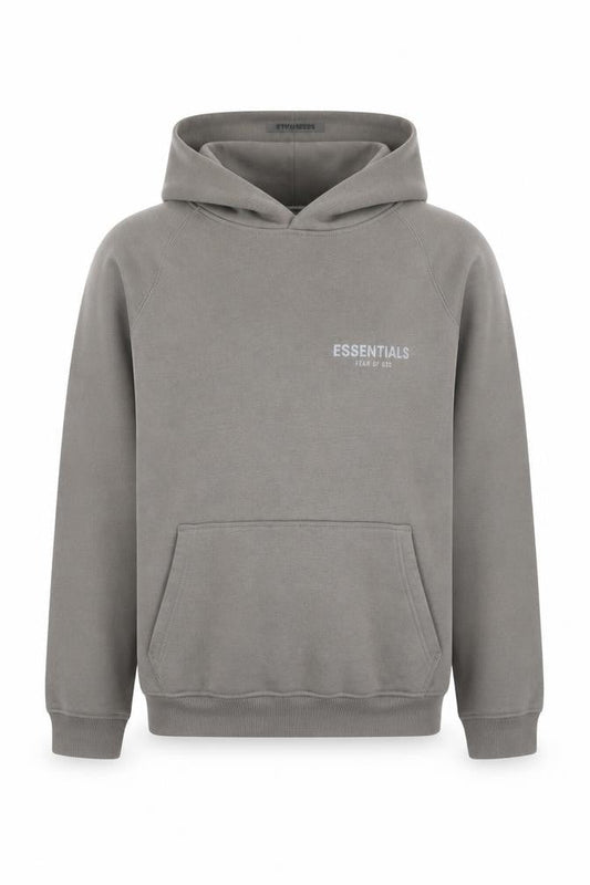 Fear of God Essentials Men's Grey Pullover Hoodie Size M