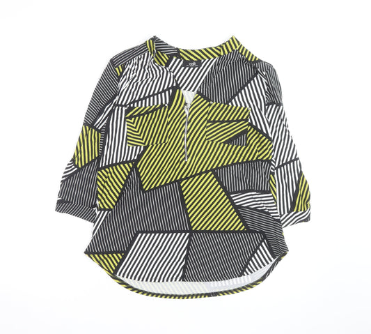 Wallis Women's Multicoloured Geometric Tunic Blouse Size S