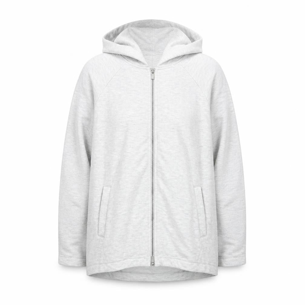 Sweaty Mens Betty Grey Full Zip Hoodie S Lightweight Cotton Blend
