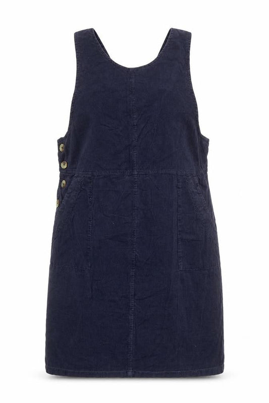 Roman Petite Women's Blue Cotton Pinafore Dress Size 10