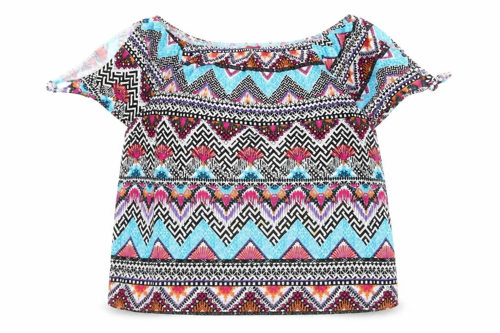 s.Oliver Women's Multicoloured Aztec Tunic Blouse Size 14