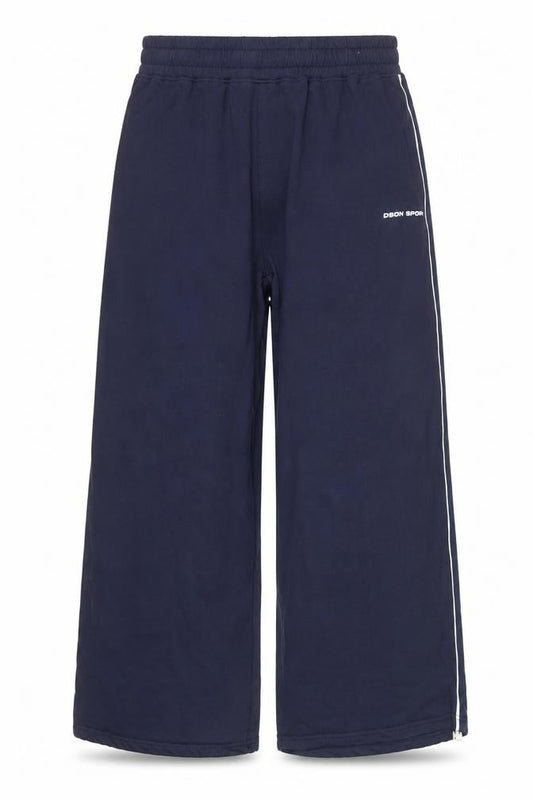 DSGN Studio Women's Blue L Cotton Blend Sweatpants with Elastic Waist