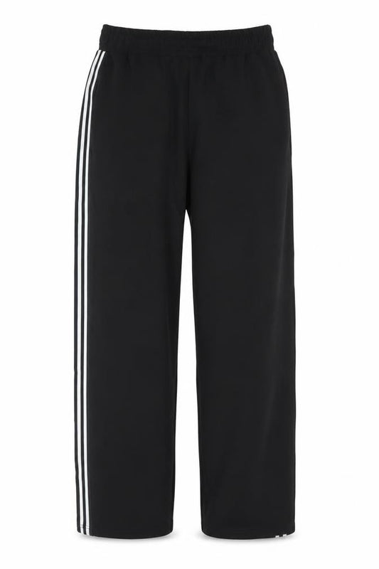 Papaya Women’s Black Size 10 Elastic Waist Stripe Jogger Trousers