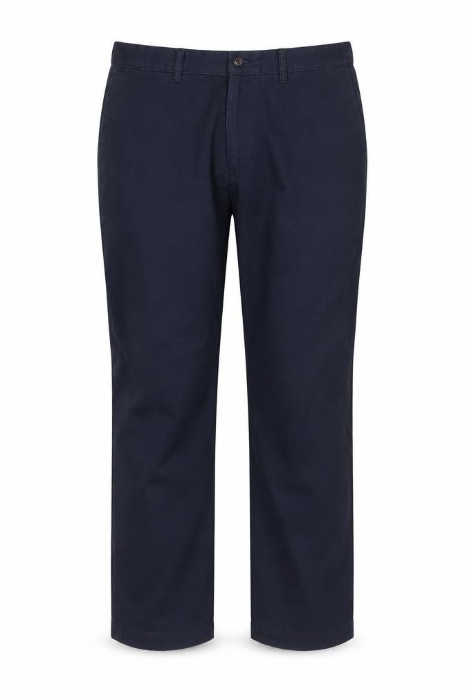 Marks & Spencer Men's Blue Chino Trousers 36W 29L Regular Fit