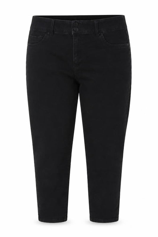 d.jeans Women's Black 20 Plus Skinny Stretch Denim Jeans