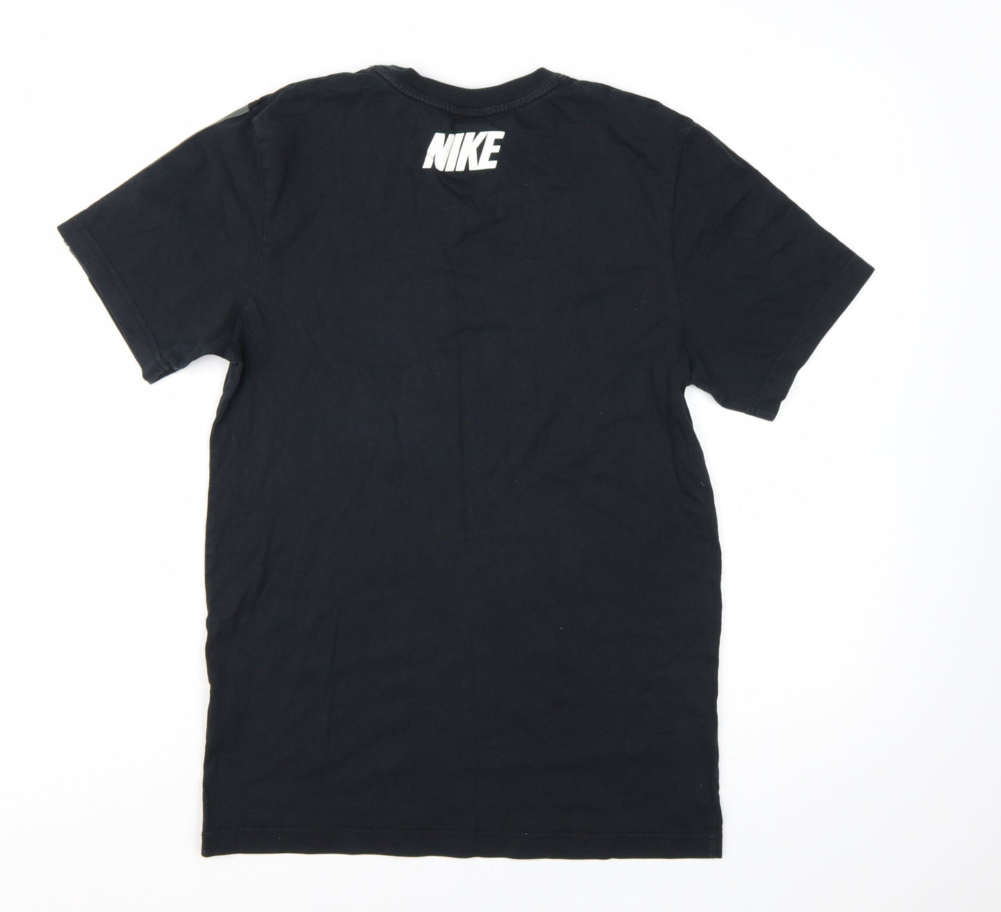 Nike Men's Black Short Sleeve Crew Neck Logo T-Shirt Size S