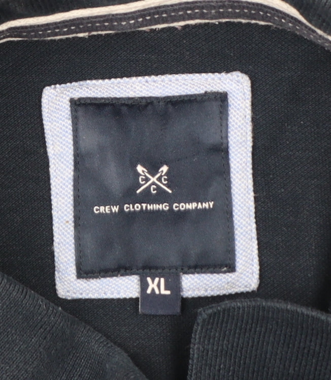 Crew Clothing Company Men's Blue XL Cotton Polo Shirt