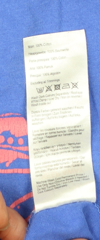 Joules Men’s Blue Lobster Graphic Cotton T-Shirt XL Short Sleeve