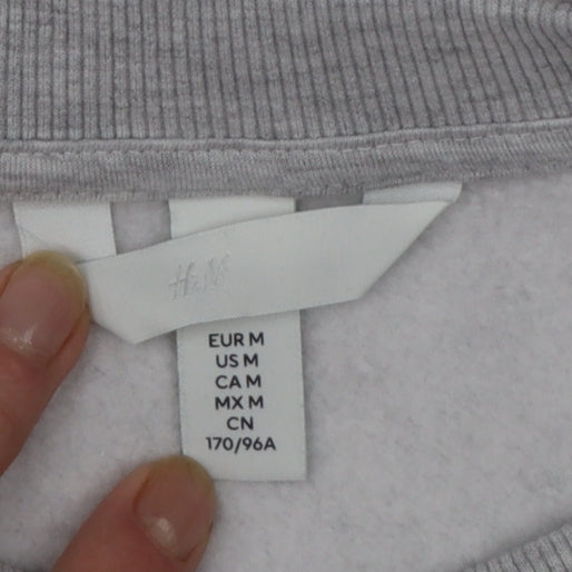 H&M Women's Grey NYC Lower Manhattan Pullover Sweatshirt Size 12