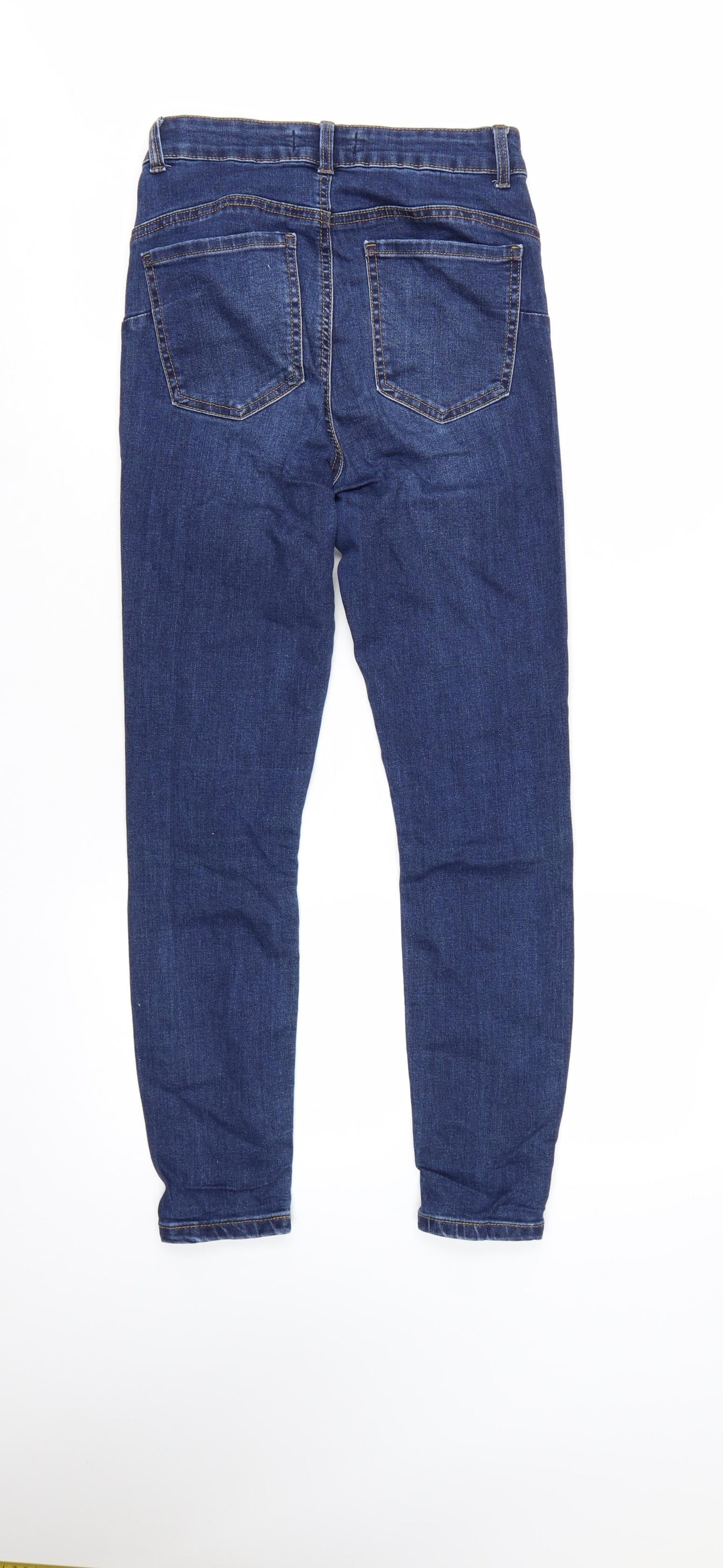 Primark Women Blue Skinny Jeans Size 10 Stretch Denim