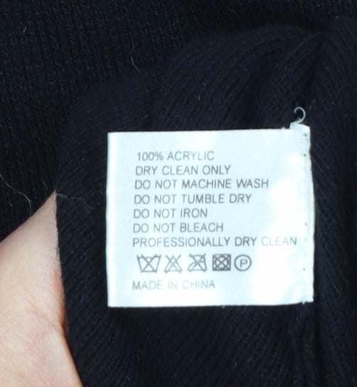 Fever London Women’s Black Size 8 A-Line Knit Retro Dress