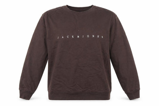 Jack & Jones Men’s Brown 2XL Crew Neck Pullover Sweatshirt