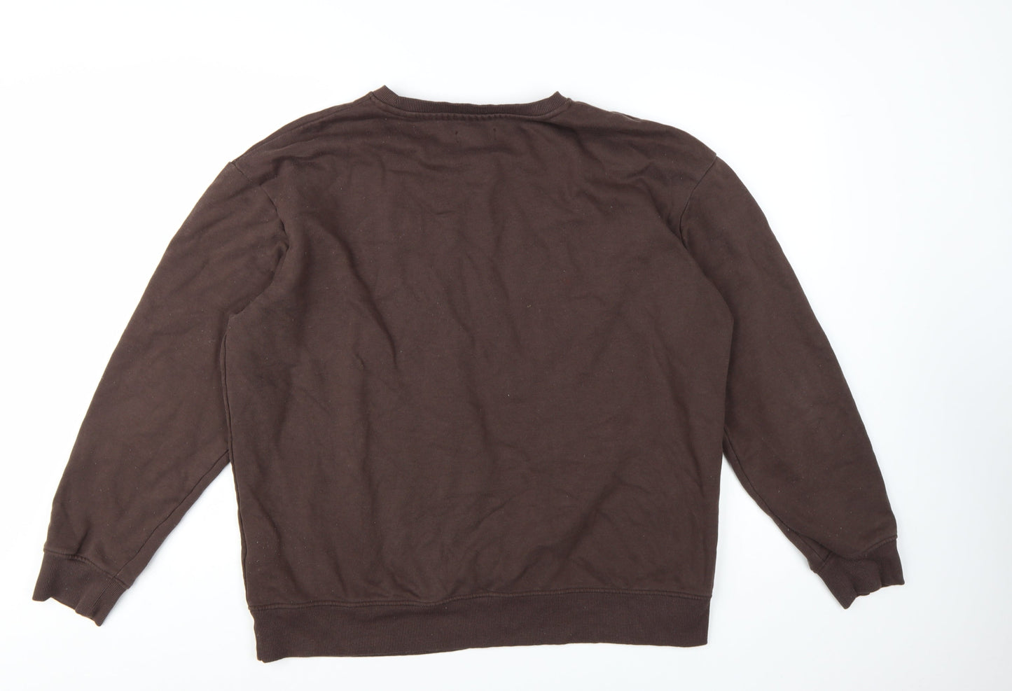 Jack & Jones Men’s Brown 2XL Crew Neck Pullover Sweatshirt