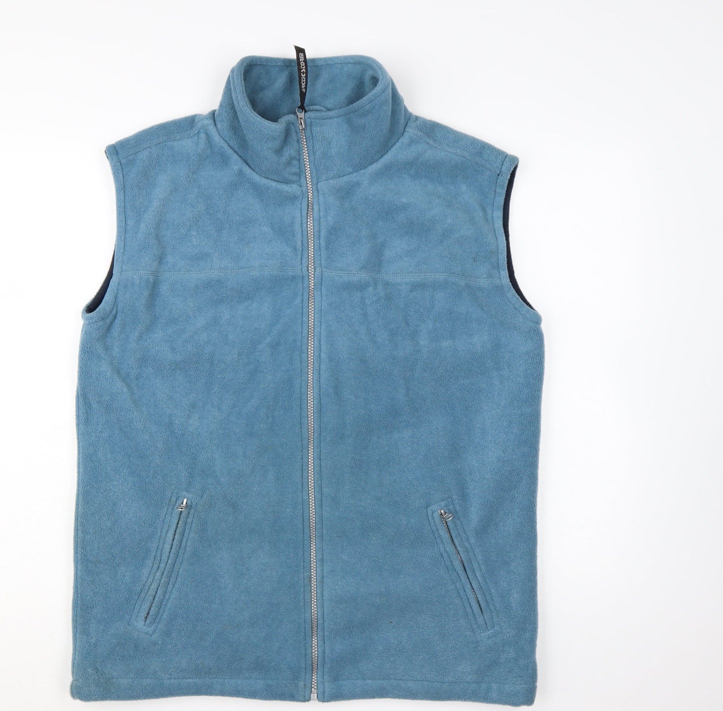 Arctic Storm Men's Blue Fleece Waistcoat Gilet Size L Full Zip Warm Vest