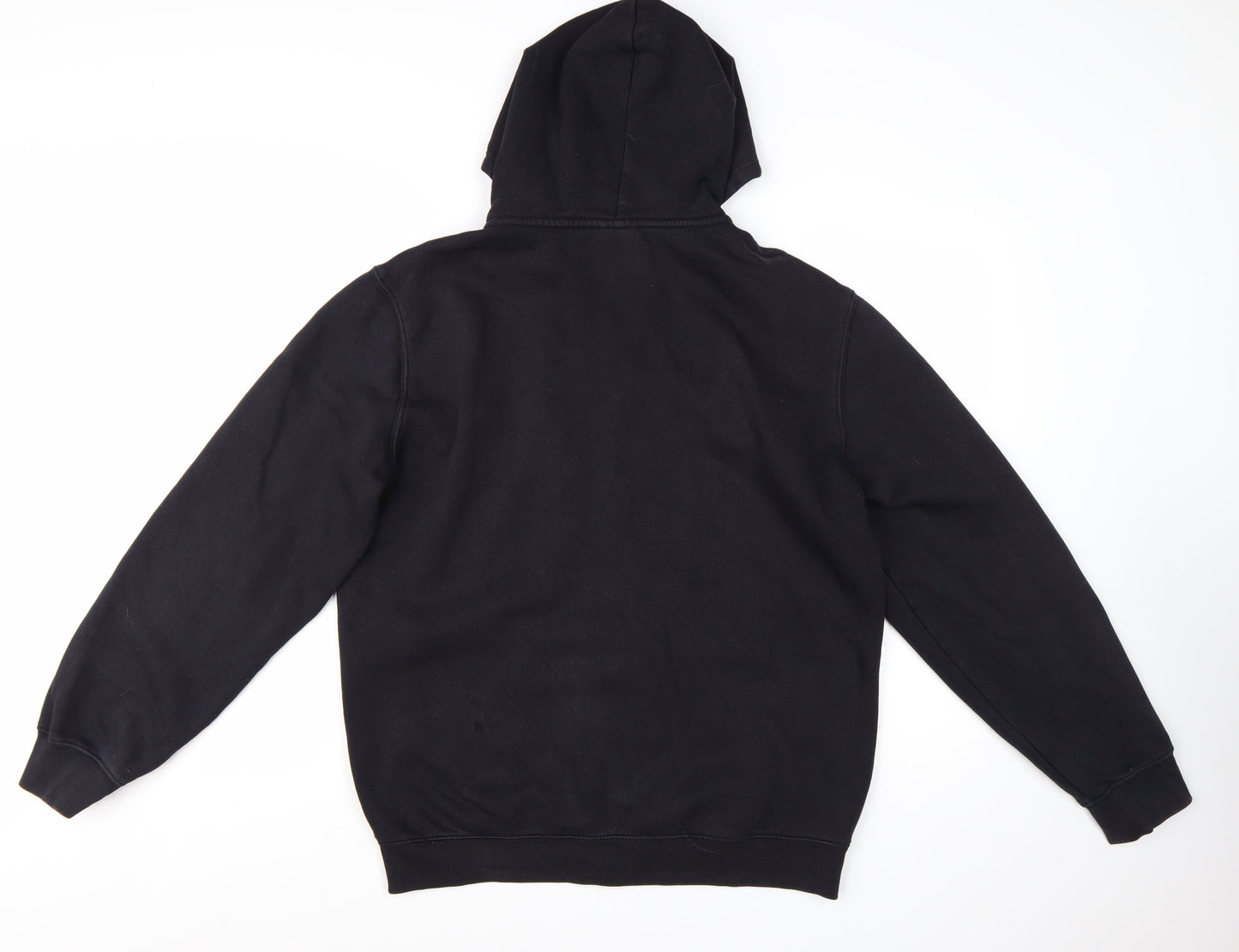 Champion Men's Black Full Zip Hoodie Size L Fleece Sweatshirt