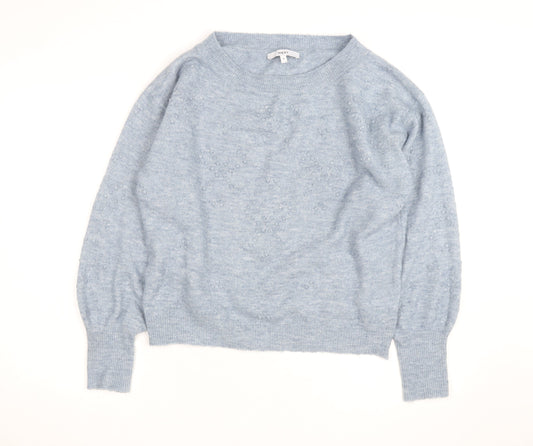 Next Men's Blue Knit Crew Neck Pullover Jumper Size M