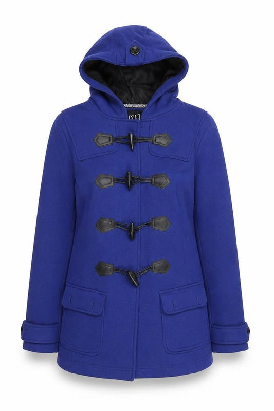 Urban Diva Women's Blue Hooded Duffle Coat Size 10