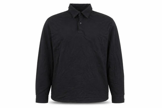 Charles Tyrwhitt Men's Black Cotton Long Sleeve Button-Up Shirt Medium