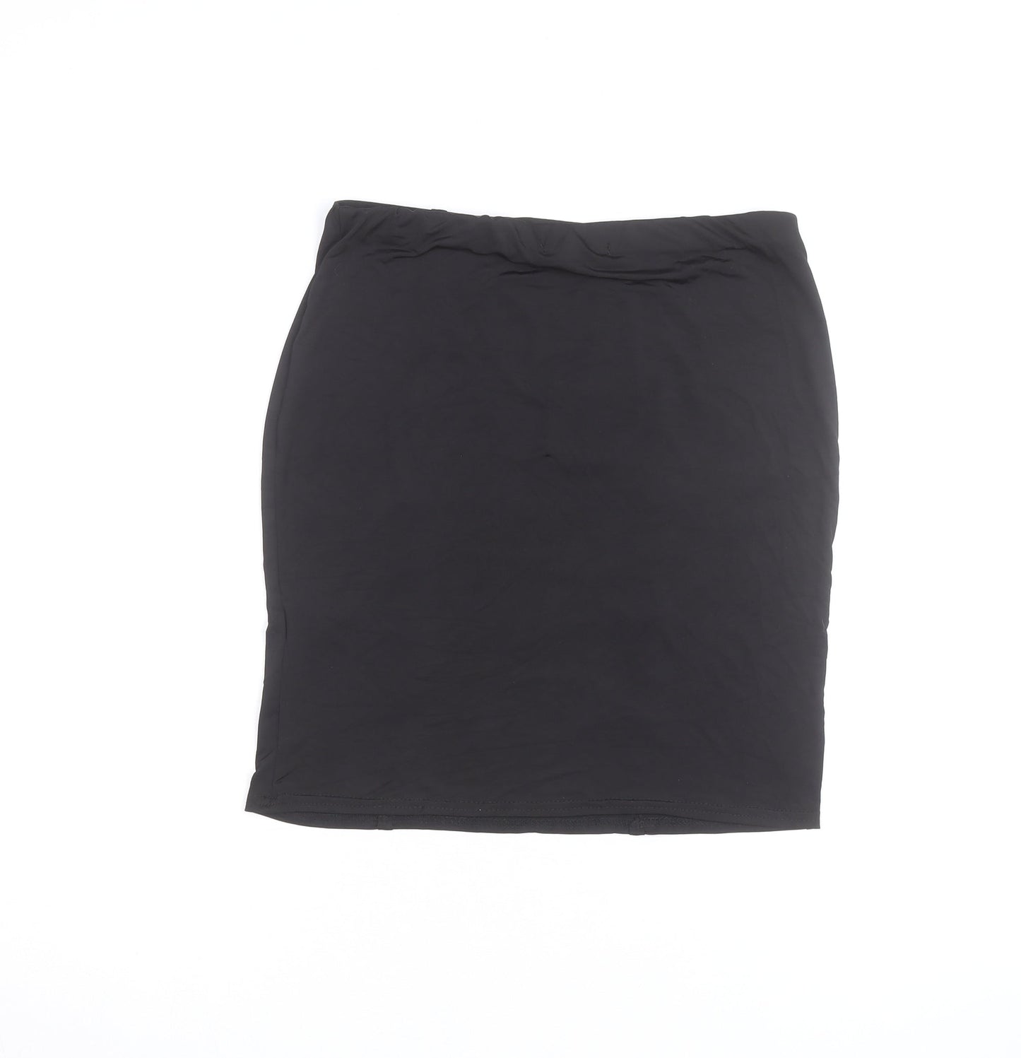 PrettyLittleThing Women Black Size 12 Straight Pencil Skirt