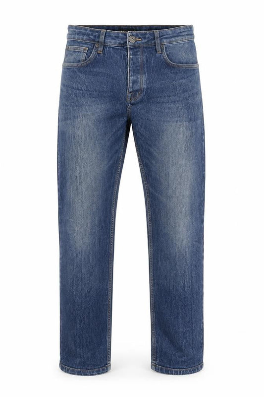 Bench Men's Blue Straight Fit Denim Jeans 34W 32L Classic Style