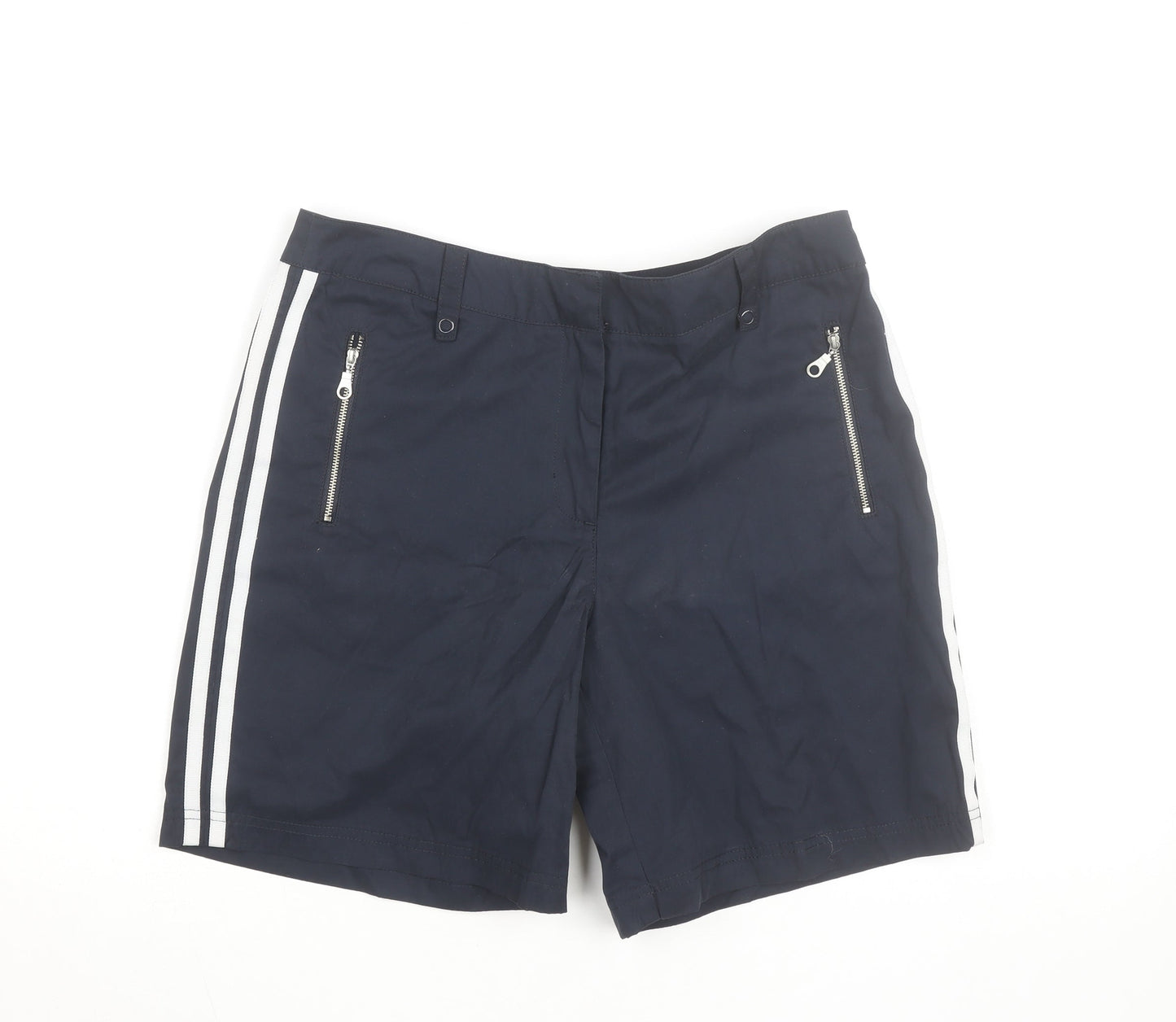 Maine New England Women's Blue Size 10 Chino Shorts with Zip Pockets