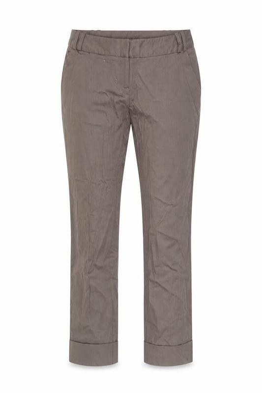Dorothy Perkins Women’s Brown Chino Trousers Size 10 Straight Leg Workwear