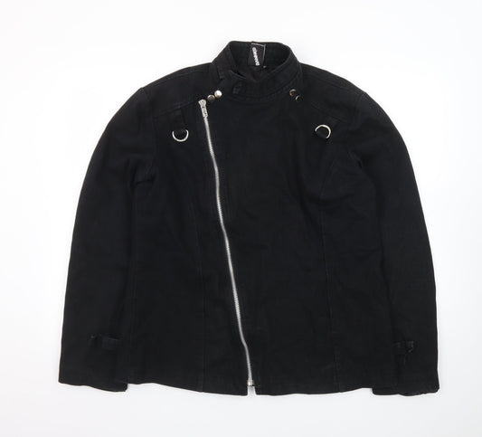Banned Apparel Men’s Black XL Cotton Motorcycle Jacket