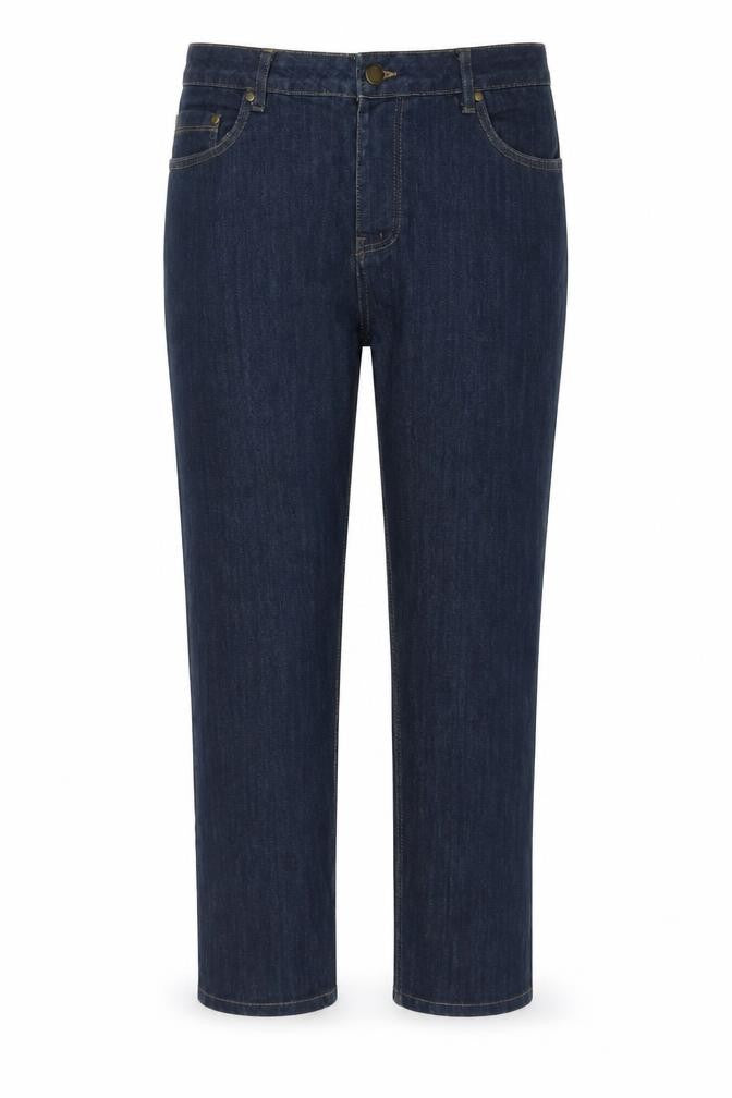 Front view of Denim Co. Women’s Blue Slim Fit Straight Jeans W36 L32