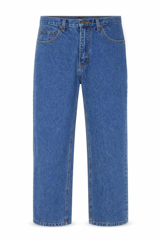 Jac Mens Blue Straight Leg Denim Jeans W32 L31 Regular Fit