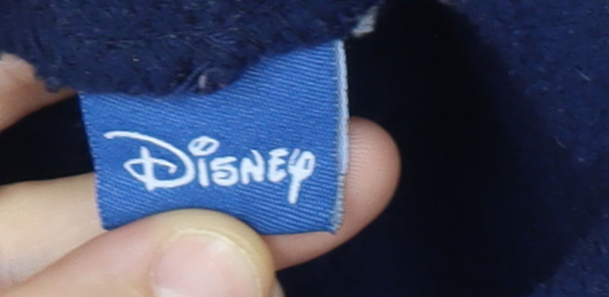 Additional view of Disney Navy Fleece Pullover Hoodie Women L Mickey Donald Goofy Pluto