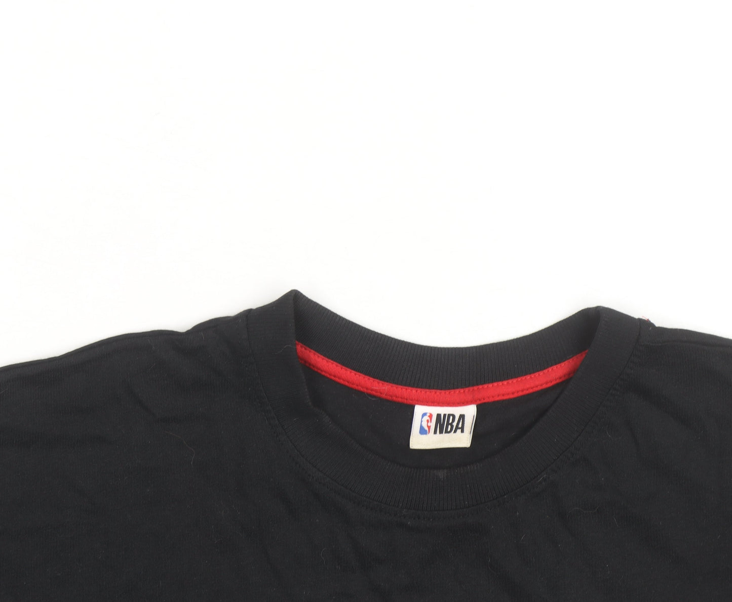 Primark NBA Chicago Bulls Womens Black Cropped T-Shirt 2XL