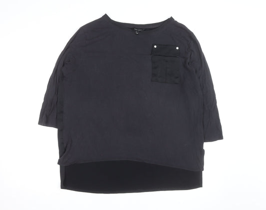 New Look Women’s Black Size 18 3/4 Sleeve Basic Blouse