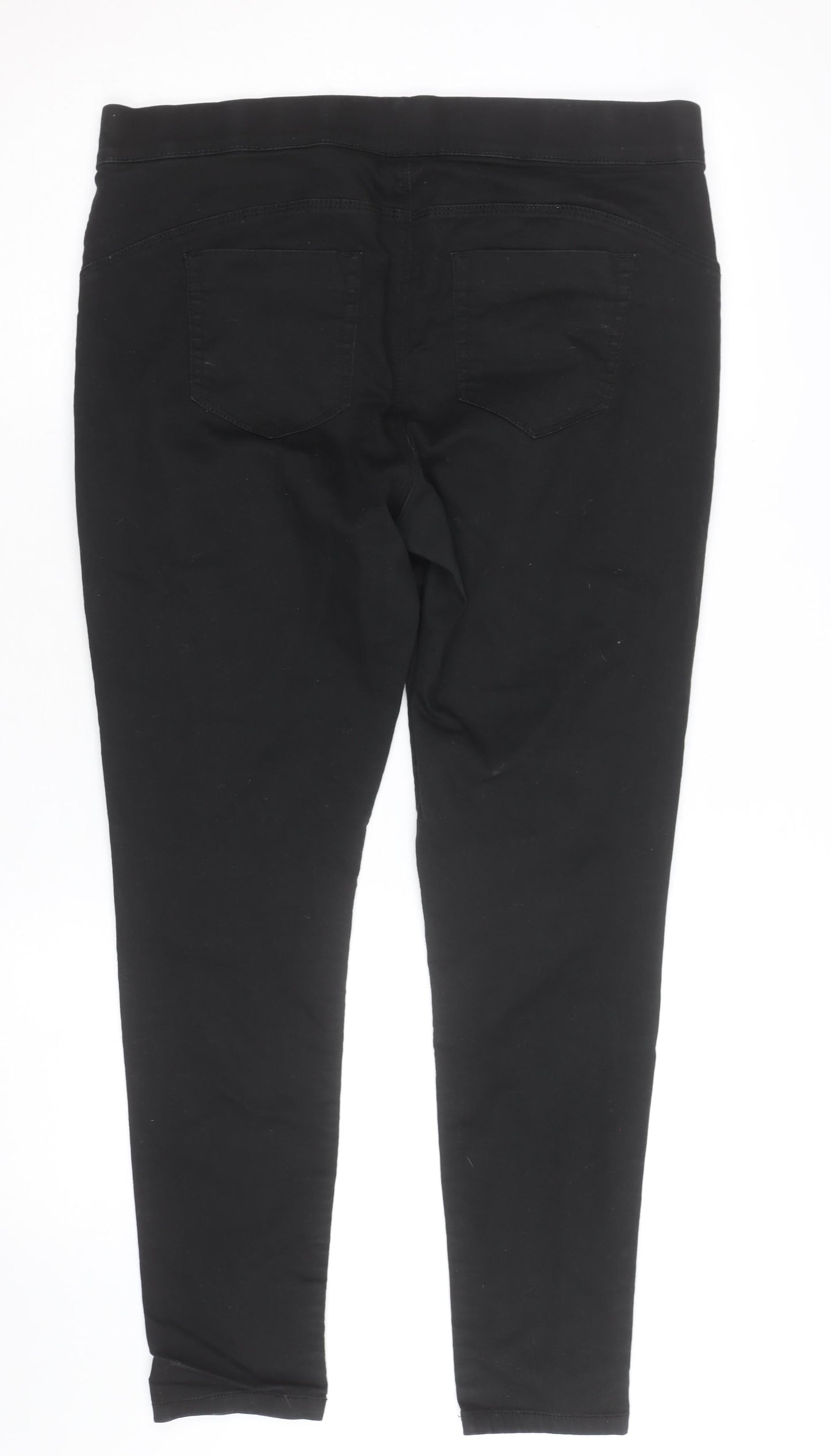 Denim & Co. Women's Black Jegging Trousers Size 18 Elastic Waist