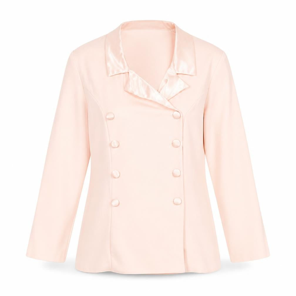 Classics Woman Pink Polyester Blazer Jacket UK 16 Womens