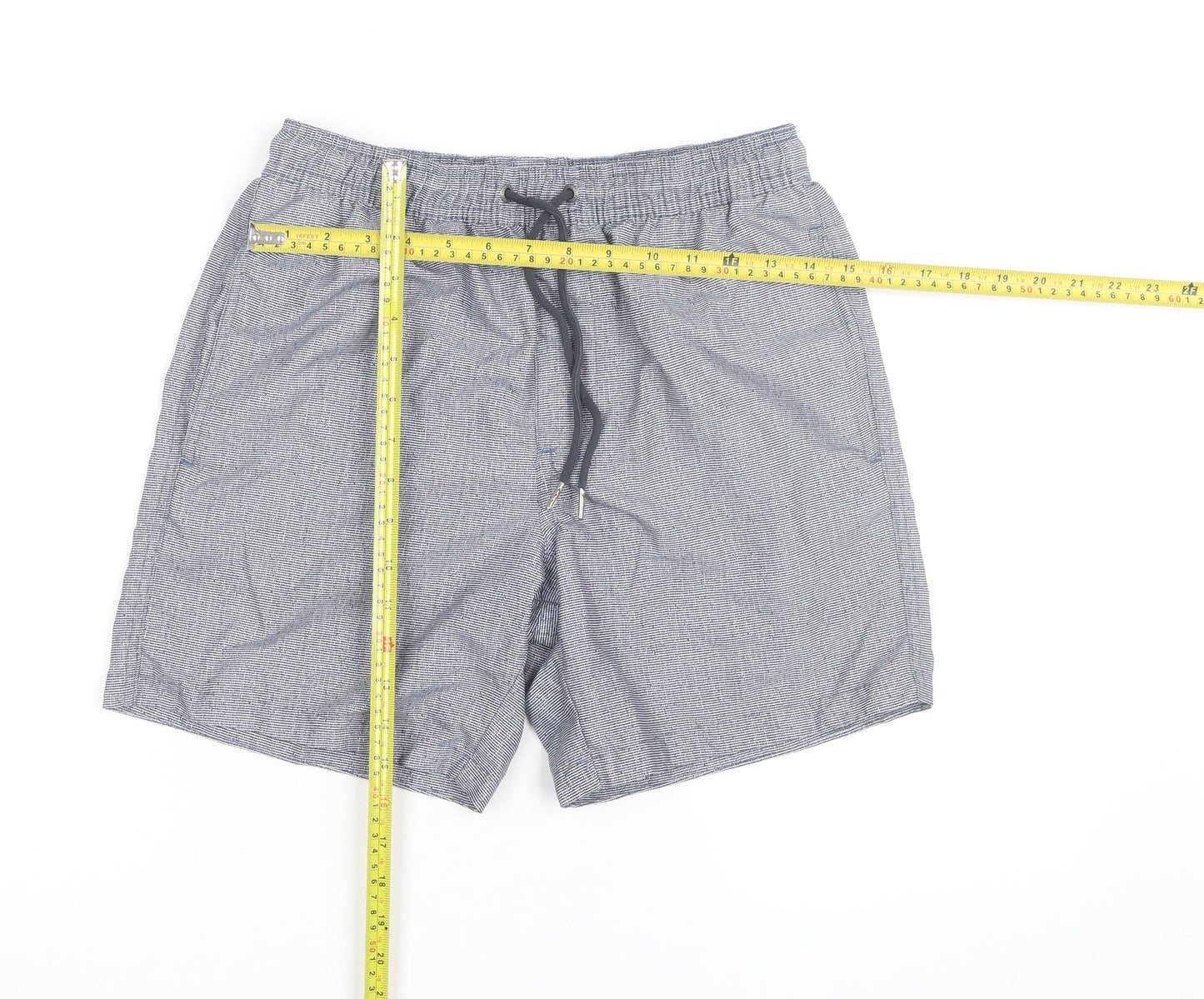 Easy Men’s Blue Small Swim Shorts Quick Dry Breathable Lined