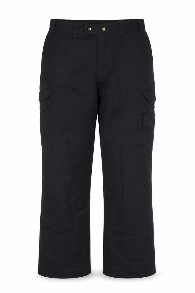 Front view of Würth MODYF Black 16 Regular Cargo Work Trousers