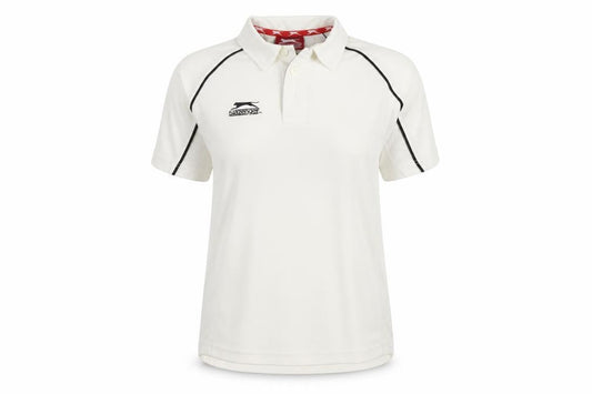 Slazenger Women's Ivory Polo Sports Top Size M Moisture Wicking