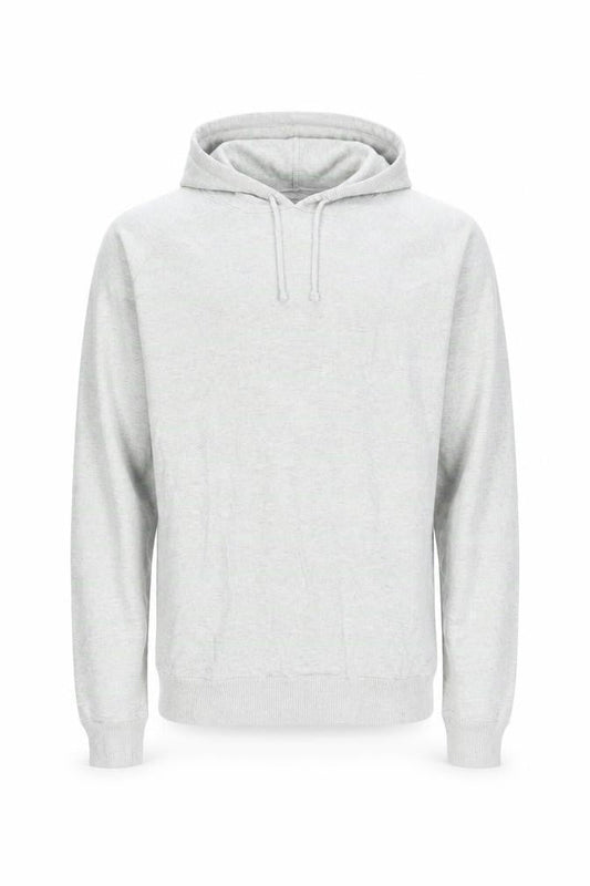 SoulCal Men's Grey Striped Pullover Hoodie Small Cotton Knit