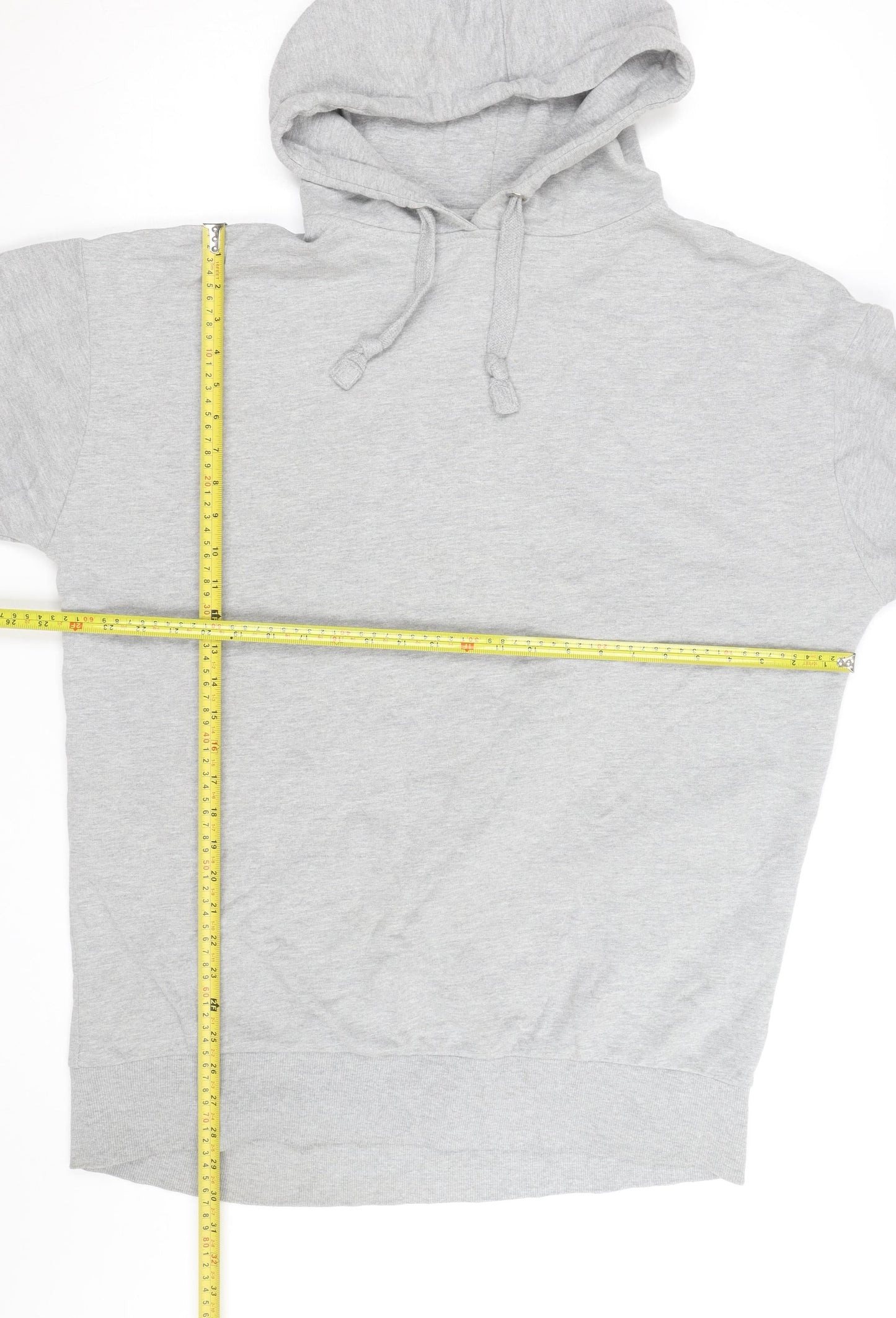 Golddigga Women’s Grey Pullover Hoodie UK 16 Cotton Blend Casual