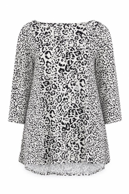 Marks & Spencer Women’s Black Leopard Print Shift Dress Size 8